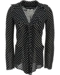 Junya Watanabe - Polka-Dot Fitted Blouse - Lyst