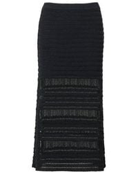 Rag & Bone - Britt Sheer Knit Skirt - Lyst