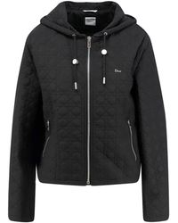 Dior - Zipped Macrocannage Jacket With Hood - Lyst