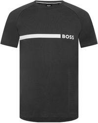 BOSS - Minimalist Crew Neck Short-Sleeve T-Shirt - Lyst