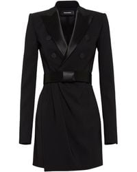 DSquared² - Double-Breasted Mini Dress - Lyst