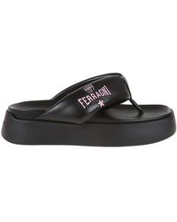 Chiara Ferragni - Logo Detailed Platform Flip Flops - Lyst