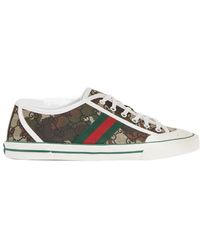 Gucci - Monogram Low-Top Sneakers - Lyst