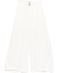 Sacai - Pleated Oversized Pants - Lyst