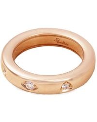 Pomellato - 18K Rose Diamond Ring - Lyst