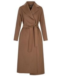 Max Mara - 'S Poldo Belted Long-Sleeved Coat - Lyst