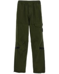 Stone Island - Elasticated Waist Loose Fit Trousers - Lyst