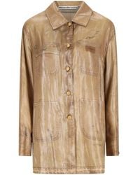 Alexander Wang - Trompe L'Oeil-Print Shirt - Lyst