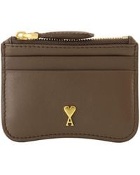 Ami Paris - Zippered Card Holder - Lyst