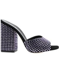Paris Texas - Embellished Slip-On Mules - Lyst