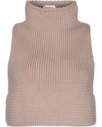 Alaïa - Chunky Knit Sleeveless Sweater - Lyst