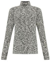 Dolce & Gabbana - Logo Patch Turtleneck Knitted Jumper - Lyst