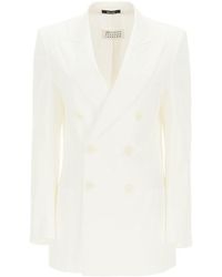 Maison Margiela - Double-Breasted Tailored Blazer - Lyst