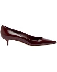 Jimmy Choo - Amelia 35 Glossed Leather Pumps - Lyst