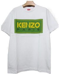 KENZO - Round-Necked Logo T-Shirt - Lyst
