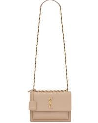 Saint Laurent - Sunset Chained Medium Shoulder Bag - Lyst