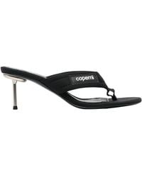 Coperni - Open-Toed Logo Muller Shoes - Lyst