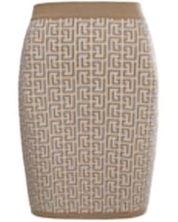 Balmain - Elasticated Waistband Mini Skirt - Lyst
