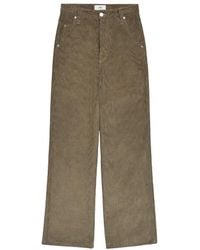 Ami Paris - Corduroy Straight Trousers - Lyst