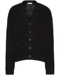 Valentino - Toile Iconographe Buttoned Cardigan - Lyst