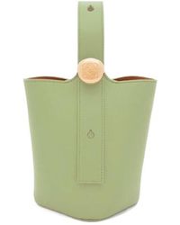 Loewe - Mini Pebble Calfskin Bucket Bag - Lyst