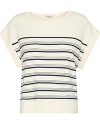 Weekend by Maxmara - Crew Neck Short-Sleeved Knit Sweater - Lyst