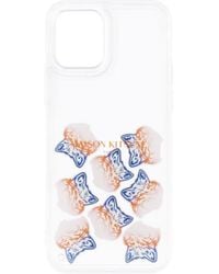 Maison Kitsuné - Big Fox Head Aqua Iphone 12 And 12 Pro Phone Case - Lyst