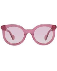 Moncler - Eyewear Round Frame Sunglasses - Lyst