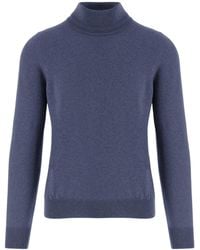 Tagliatore - Miles High-Neck Wool Sweater - Lyst