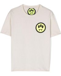 Barrow - Smiley-Face Branded T-Shirt - Lyst