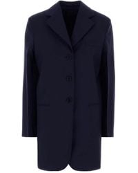 Jil Sander - Single-Breasted Notched-Lapels Coat - Lyst