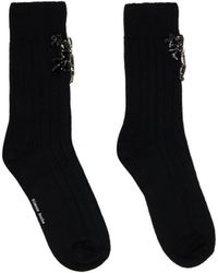 Simone Rocha - Rose Embellished Ankle Socks - Lyst