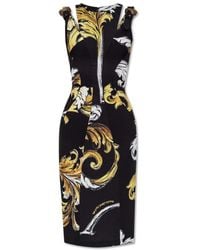 Versace Jeans Couture - Couture Baroque Print Dress - Lyst