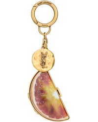 Saint Laurent - Wedge-Shaped Keychain - Lyst