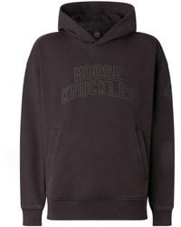 Moose Knuckles - True North Logo Hoodie - Lyst