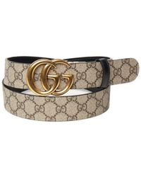 Gucci - Gg Marmont Reversible Belt - Lyst