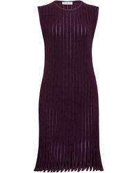 Alaïa - Terry Stripe Mini Dress - Lyst