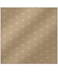 Max Mara - Wool, Silk And Cotton Logo Shawl - Lyst