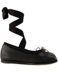 Simone Rocha - Heart Toe Strapped Ballerinas - Lyst