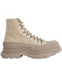 McQueen - Tread Slick Lace-Up Boots - Lyst