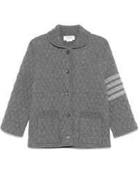Thom Browne - 4 Bar Stripes Quilted Jacket - Lyst