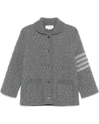 Thom Browne - 4 Bar Stripes Quilted Jacket - Lyst