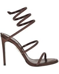 Rene Caovilla - René Caovilla Embellished Heeled Sandals - Lyst