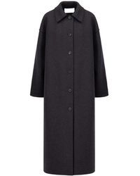 Harris Wharf London - Button-Front Coat - Lyst