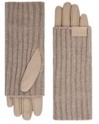 Loewe - Ribbed Panel Gloves - Lyst