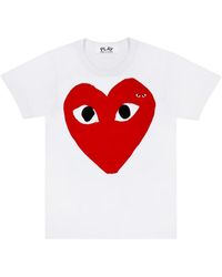COMME DES GARÇONS PLAY - Comme Des Garçons Play Heart Printed T-Shirt - Lyst