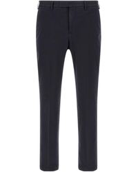 Pt Pantaloni - Master Logo-Plaque Tailored Trousers - Lyst