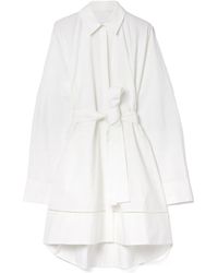 Proenza Schouler - Sammy's Belted Mini Shirt Dress - Lyst