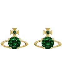 Vivienne Westwood - Reina Crystal-Embellished Orb Stud Earrings - Lyst