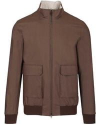 Herno - Zip-Up Bomber Jacket - Lyst